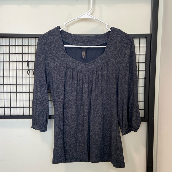 NWOT | Banana Republic women’s‎ stretch open-neck blouse — small - Picture 1 of 5